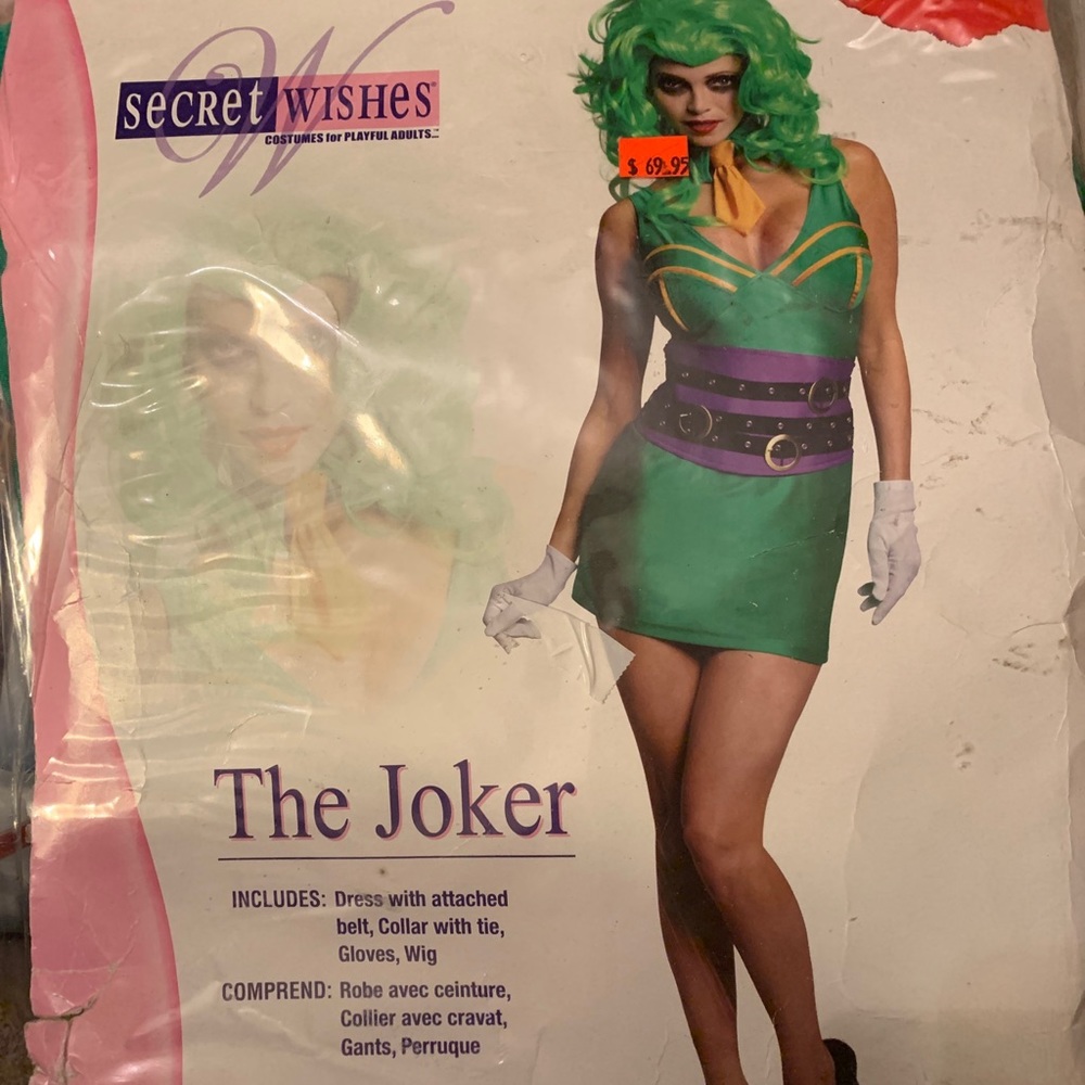Secret wishes the joker costume size small